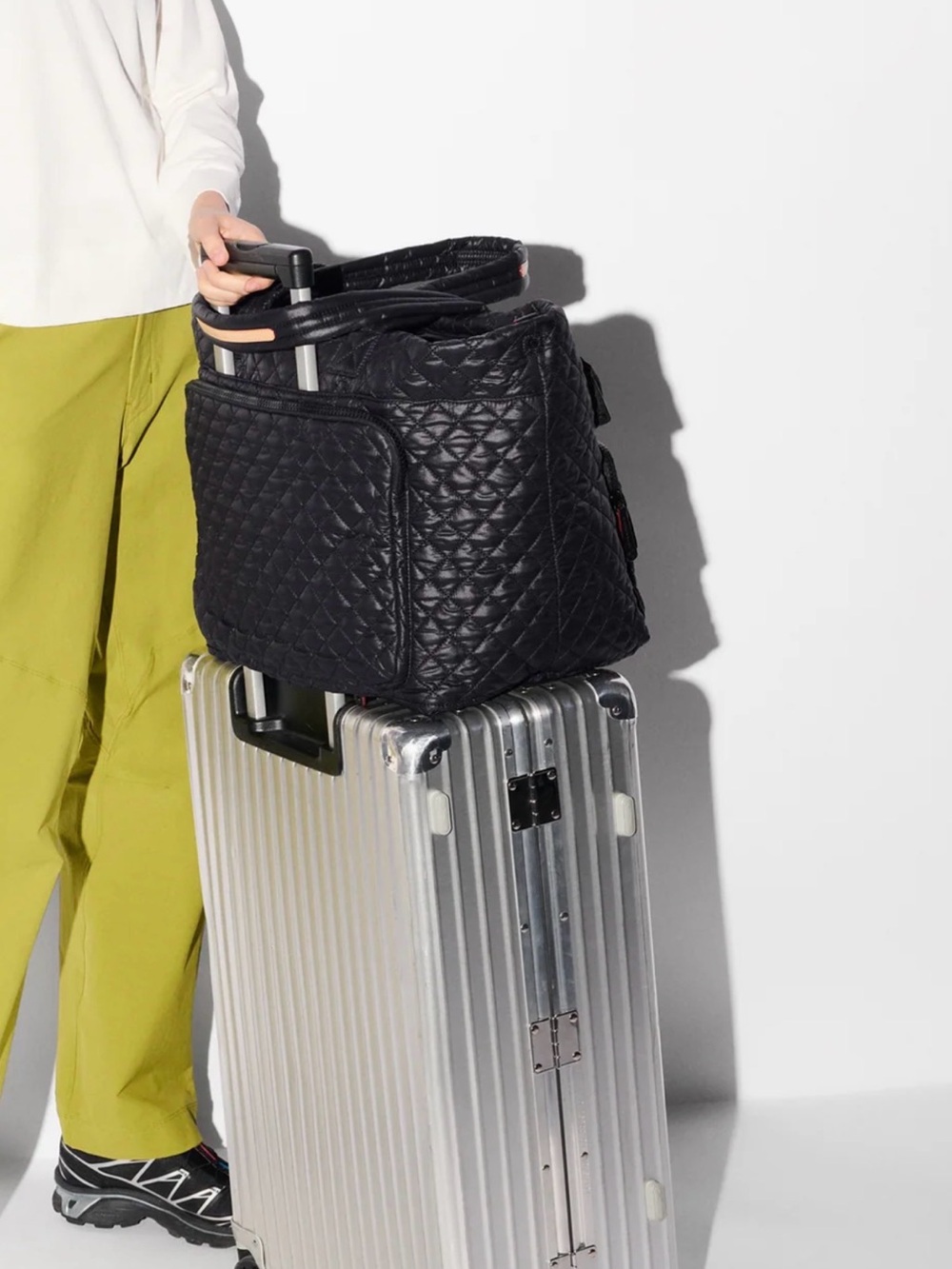MZ WALLACE Large Metro Travel Tote - Black - Picture 3 of 13